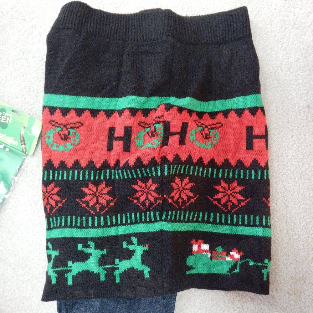 Planet gold xmas sweater skirt #2